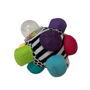 Sassy 6” Bumpy Ball Baby Soft Developmental Activity Toy Colors Textures